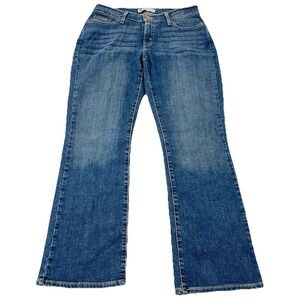 Levis 529 Jeans Women 12 Curvy Boot Cut Mid Rise Dark Wash Denim Pants 31x32